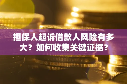 北京担保人起诉借款人风险有多大？如何收集关键证据？