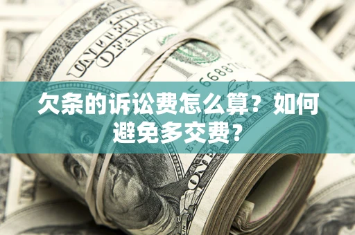 北京欠条的诉讼费怎么算？如何避免多交费？