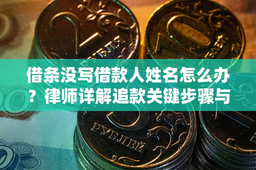 北京借条没写借款人姓名怎么办？律师详解追款关键步骤与证据链构建
