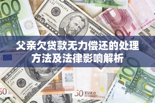北京父亲欠贷款无力偿还的处理方法及法律影响解析