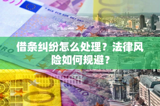 北京借条纠纷怎么处理？法律风险如何规避？